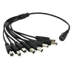 CABO ADAPTADOR P/CFTV YASIN 8 SAIDAS UN 1