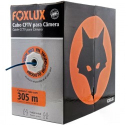 CABO CFTV FOXLUX 4P 305M AZUL 66.67 RL 1