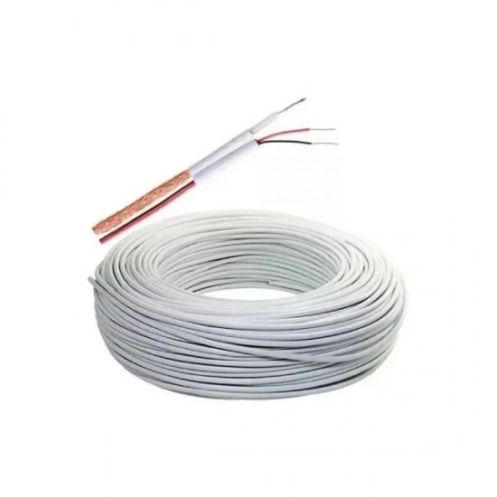 CABO COAXIAL FOXLUX 4MM 80% BIP 100M 66.15 RL 1