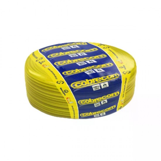 CABO FLEX COBRECOM  1,50 MM C/100M AMARELO RL 1
