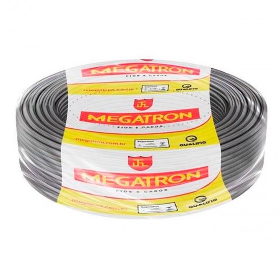 CABO FLEX MEGAMAX  2,50 MM CINZA RL 1
