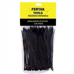 ABRACADEIRA NYLON FERTAK 3,6 X 400 MM PT C/100 PCTE 1