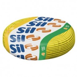 CABO FLEX SIL  4,00 MM 100M AMARELO RL 1