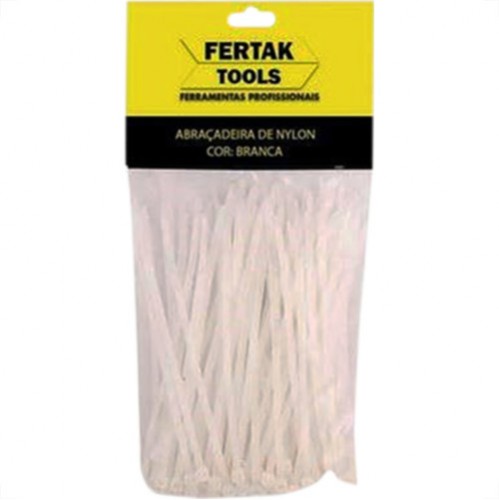 ABRACADEIRA NYLON FERTAK 4,8 X 450 MM BR C/ 50 PCTE 1