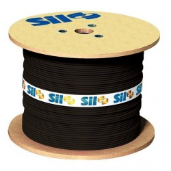 CABO FLEX SIL C/1200M  2,50 MM PRETO RL 1