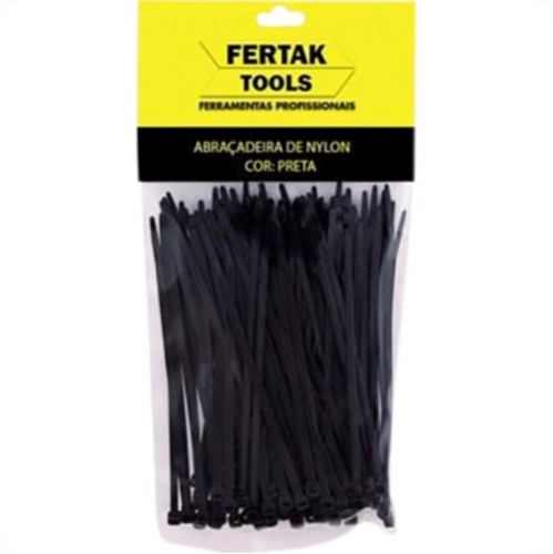 ABRACADEIRA NYLON FERTAK 7,6 X 200 MM BR C/ 50 PCTE 1