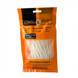 ABRACADEIRA NYLON FOXLUX  2,5 X 140 MM BR C/100 PCTE 1