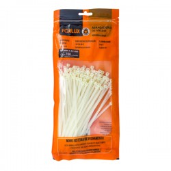 ABRACADEIRA NYLON FOXLUX  3,5 X 140 MM BR C/100 PCTE 1