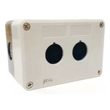 CAIXA P/BOTOEIRA JNG 22,5MM 2 FUROS CZ BMX102 PC 1