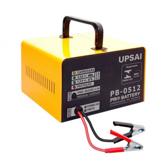 CARREGADOR BATERIA UPSAI PRO-BATERRY 12V 5/1,2A PC 1