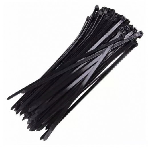 ABRACADEIRA NYLON JNG 3,6 X 300 MM PT C/100 PCTE 1