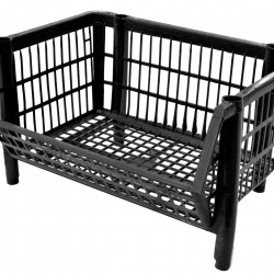 CESTO MEDIO 29X41X58 PRETO PC 1