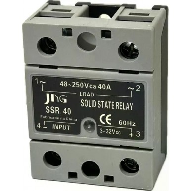 CH ESTATICA JNG SSR 40A 240VAC/3-32VDC PC 1