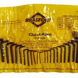 CHAVE ALLEN BRASFORT JOGO 1,0 A 10 MM 8289 PC 1