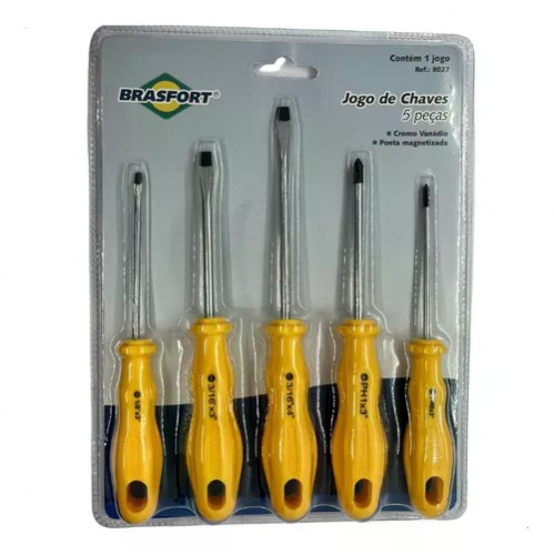 CHAVE BRASFORT JG FENDA/PHILLIPS C/5 8027 PC 1