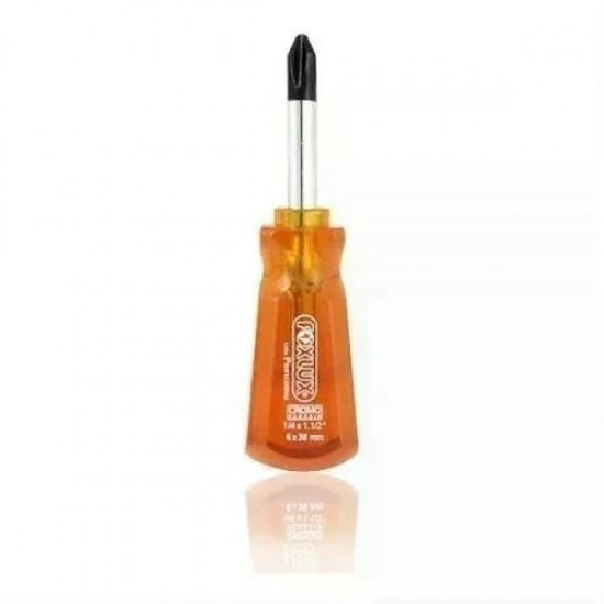 CHAVE FENDA FOXLUX TOCO CROMO VANADIO 3/16X11/2 PC 1