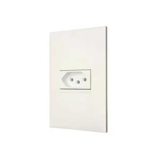 CJ PIAL PLUS+ BCO C/P 1 TOMADA 10A 615080BC PC 1