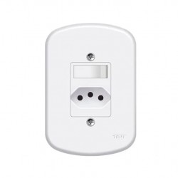 CJ.FAME BLANC 1 INT SIMPLES 1 TOMADA 20A 1358 PC 1