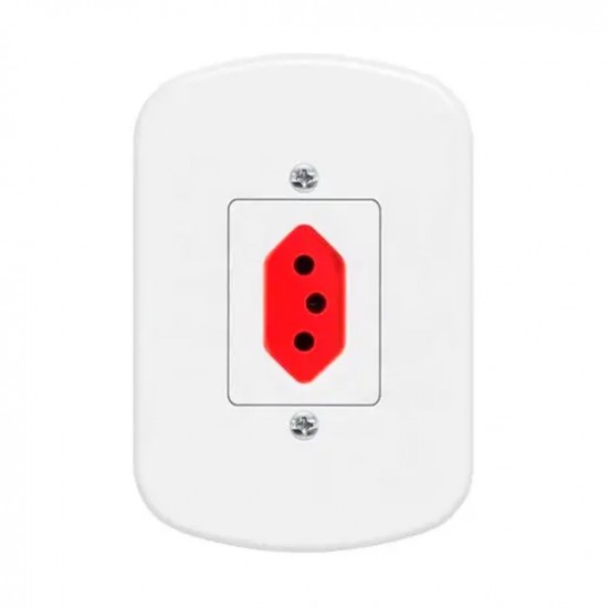 CJ.FAME BLANC 1 TOMADA 10A 2336 VM PC 1