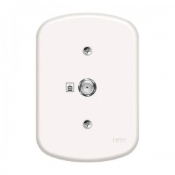 CJ.FAME BLANC 1 TOMADA TV 0144 PC 1