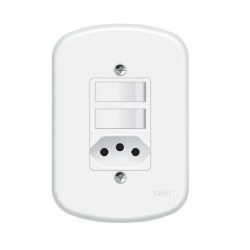 CJ.FAME BLANC 2 INT SIMPLES 1 TOMADA 20A 1364 PC 1