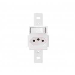 CJ.FAME BLANC S/P 1 INT SIMPLES 1 TOMADA 20A 1340 PC 1