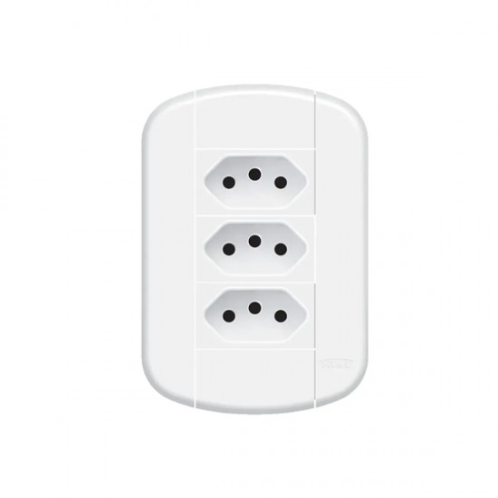 CJ.FAME BLANC+ 3 TOMADA 20A 3922 PC 1