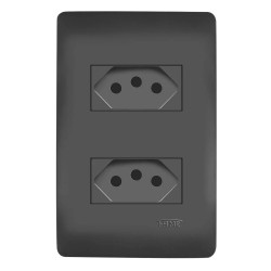 CJ.FAME HABITAT BLACK 2 TOMADA 20A 4058 PC 1