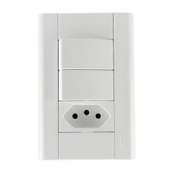 CJ.FAME MODULARE 2 INT SIMPLES 1 TOMADA 20A 1442 PC 1