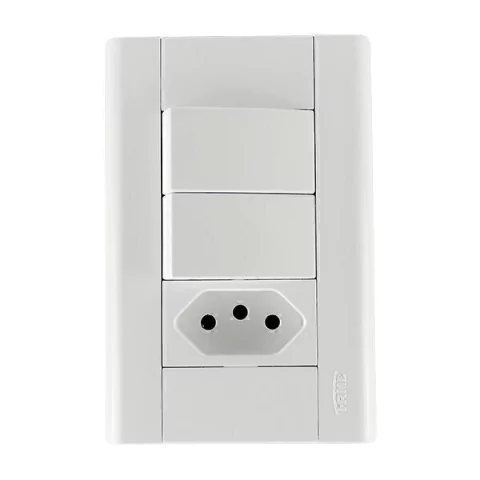 CJ.FAME MODULARE 2 INT SIMPLES 1 TOMADA 20A 1442 PC 1