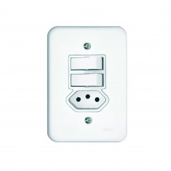 CJ.POLLAR C/PL 2 INT PARALELO 1 TOMADA 20A PC 1