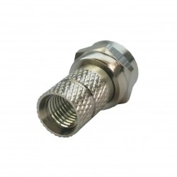 CONECTOR P/COAXIAL ROSCA/ROSCA RG06 C/100 PCTE 1