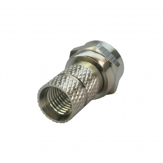 CONECTOR P/COAXIAL ROSCA/ROSCA RG06 C/100 PCTE 1