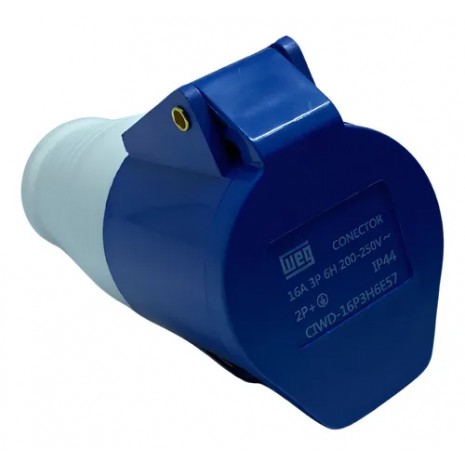 ACOPLAMENTO WEG 16A 3P AZ 220-250V CIWD-16P3H6E57 PC 1