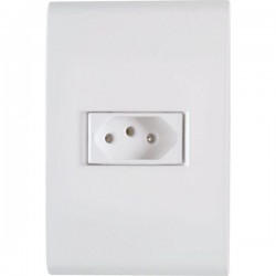 CONJ LIZ C/P BCO 1 TOMADA 10A 170210 CF 1