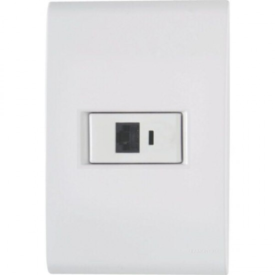 CONJ LIZ C/P BCO 1 TOMADA RJ11 170019 PC 1