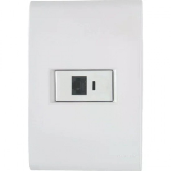 CONJ LIZ C/P BCO 1 TOMADA RJ45 170022 PC 1