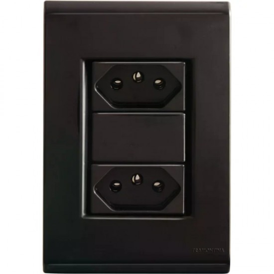 CONJ LIZ C/P GRAFITE 2 TOMADA 20A 57173066 PC 1