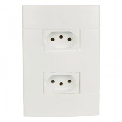 CONJ LUNARE C/PL 4X2 2 TOMADAS 10A  CF 1