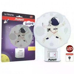 ABAJUR LUZ NOTURNA LED AVANT ASTRO BIV PC 1