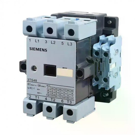 CONTATOR SIEMENS 3TS48 22-0AC2  75A  24V 2NA 2NF  PC 1