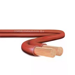 CORDAO PARALELO SIL 2 X 1,00 MM 300V MARROM RL 1