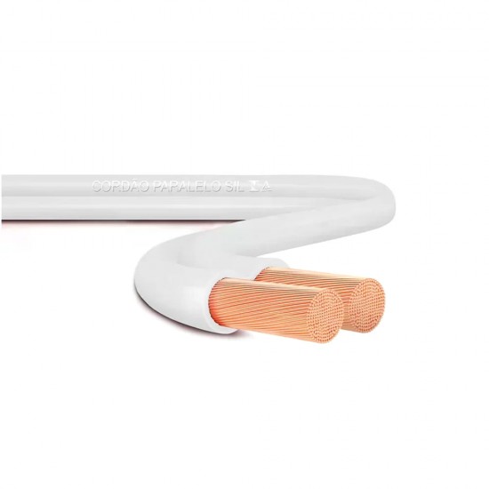 CORDAO PARALELO SIL 2 X 1,50 MM 300V BRANCO RL 1