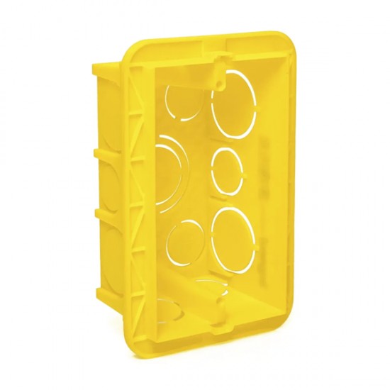 CX LUZ PVC PIAL 4X2 AMARELO 689034 CF 1