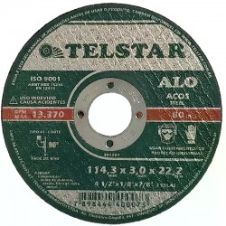 DISCO CORTE FERRO TELSTAR 4.1/2-7/8 2T PC 1