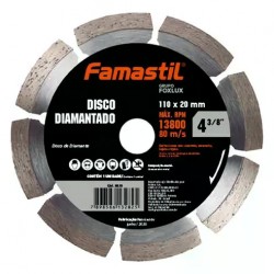 DISCO DIAMANTADO FOXLUX 4.3/8 SEGMENTADO 110X20MM PC 1