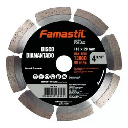 DISCO DIAMANTADO FOXLUX 4.3/8 SEGMENTADO 110X20MM PC 1