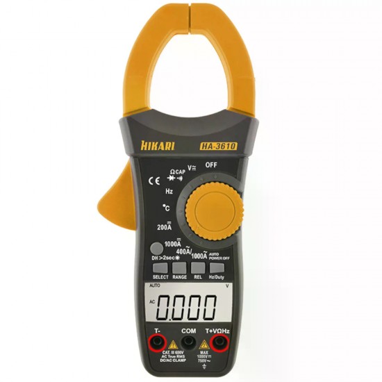 AMPERIMETRO ALICATE DIGITAL HIKARI HA-3120 PC 1