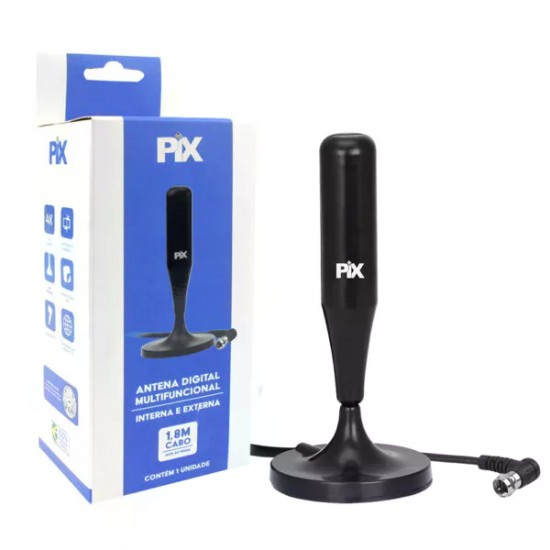 ANTENA DIGITAL TORRE IMA PIX C/1,8M CABO  UN 1