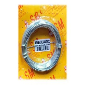 ARAME GALVANIZADO C/10 MTS ENCARTELADO BWG 24 CART 1